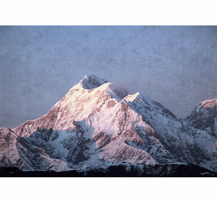 Mountain wall mural grand mountain summit - TenStickers
