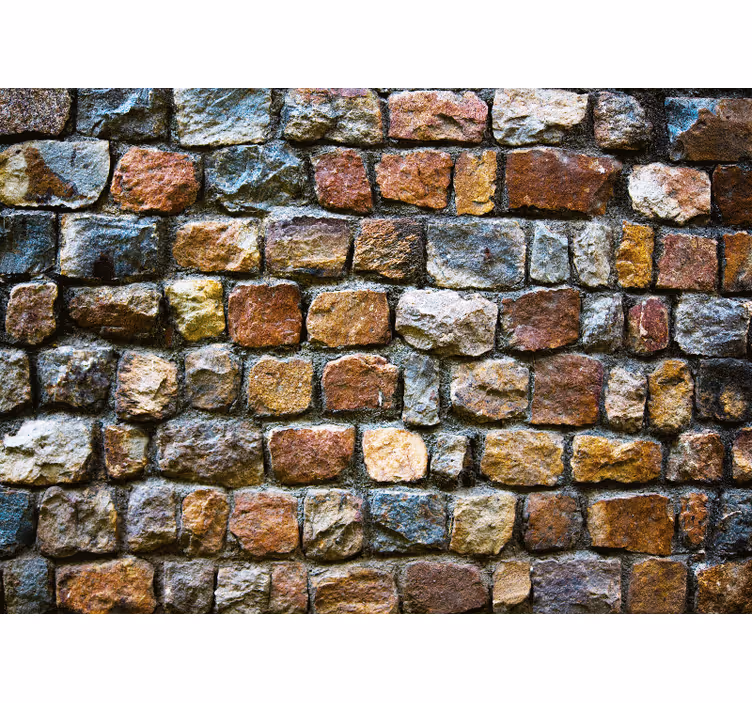 Stone wall mural natural stone texture - TenStickers