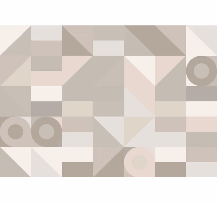 Texture wall mural geometric patterned shapes - TenStickers
