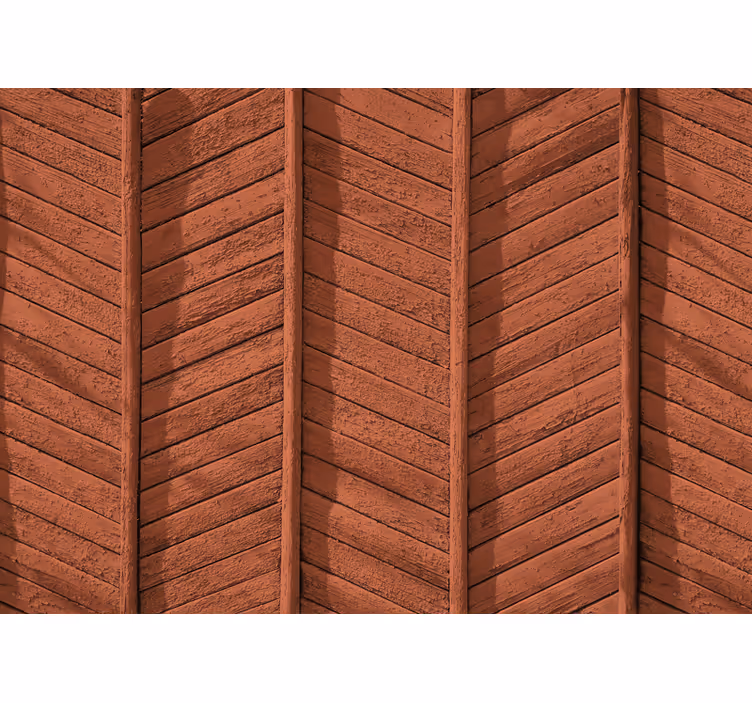Stone wall mural rustic wood design - TenStickers
