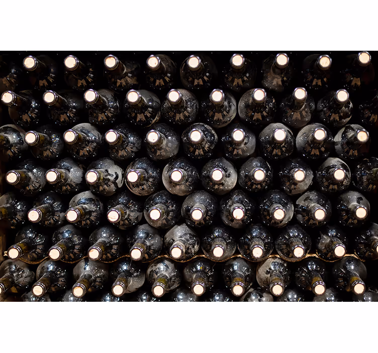 Winery bottle photo wall mural - TenStickers