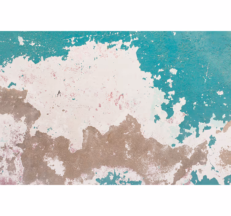 Grungy Peeling Wall Mural - TenStickers