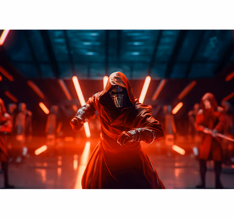 Galactic evil warrior teenage wall mural - TenStickers