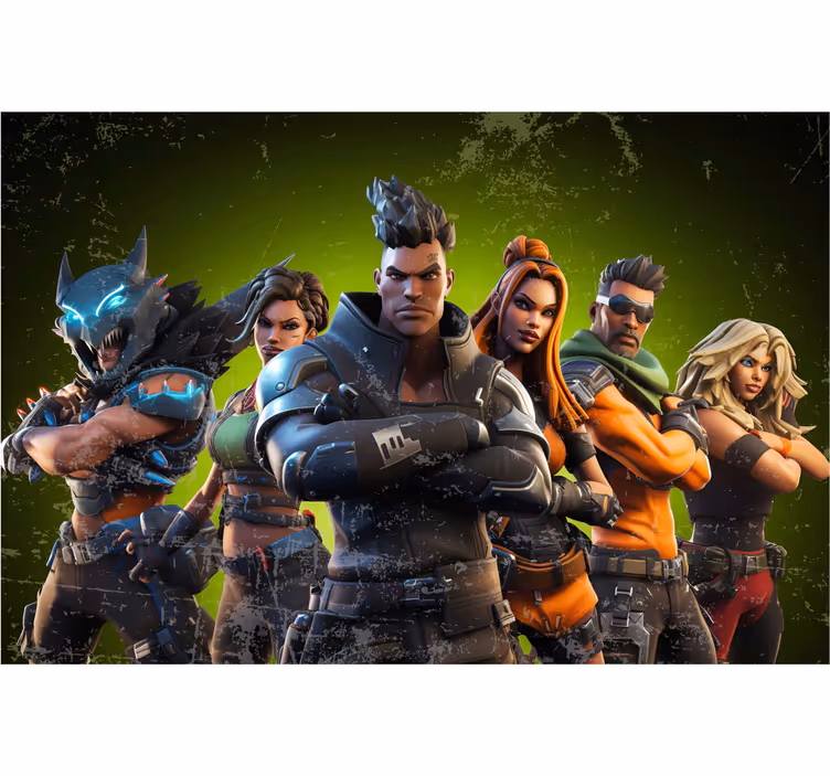 Epic characters teenage wall mural - TenStickers