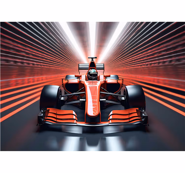 Red formula 1 Teenage wall murals - TenStickers