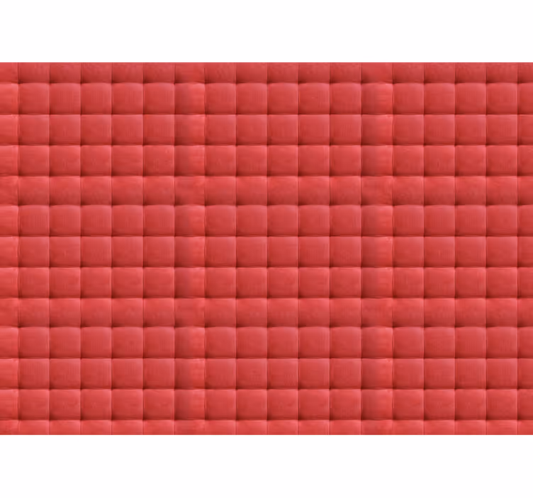 Leather Padding Pattern Effect Wallpaper - TenStickers
