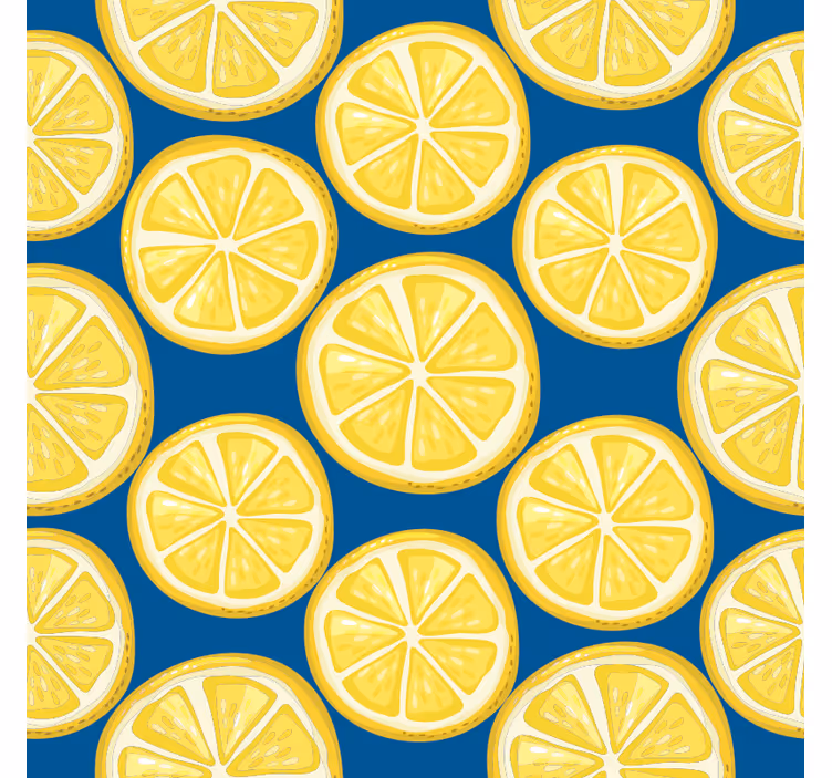 Geek coasters lemon slice design - TenStickers