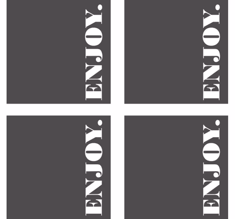 Dark gray textured beer mats - TenStickers