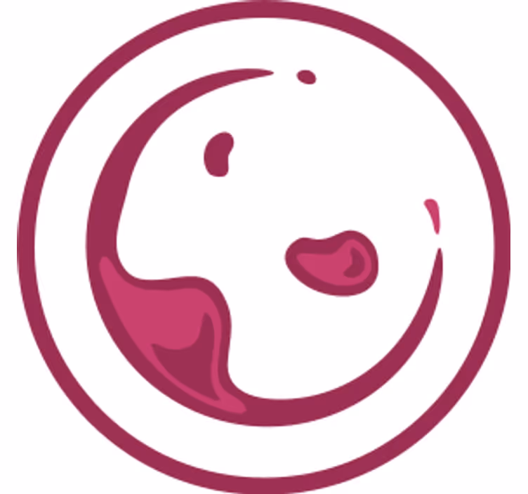 Beer mats for fun wine splashes - TenStickers