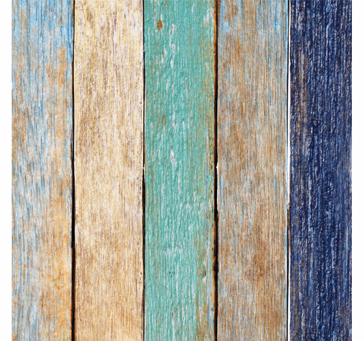 Coasters weathered wood planks - TenStickers