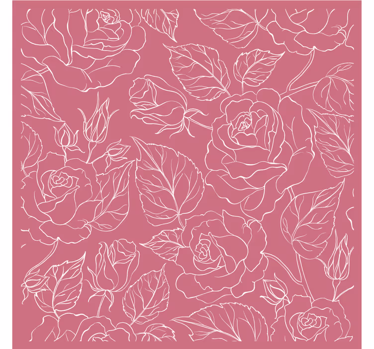 Coasters with elegant floral designs - TenStickers