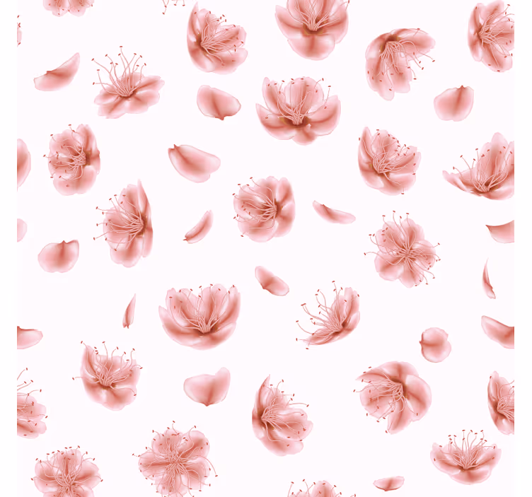 Modern coasters floral blossom design - TenStickers