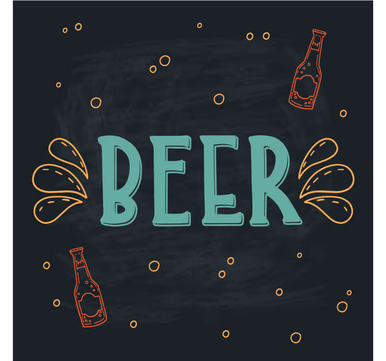 Beer mats for a fun brewing experience - TenStickers