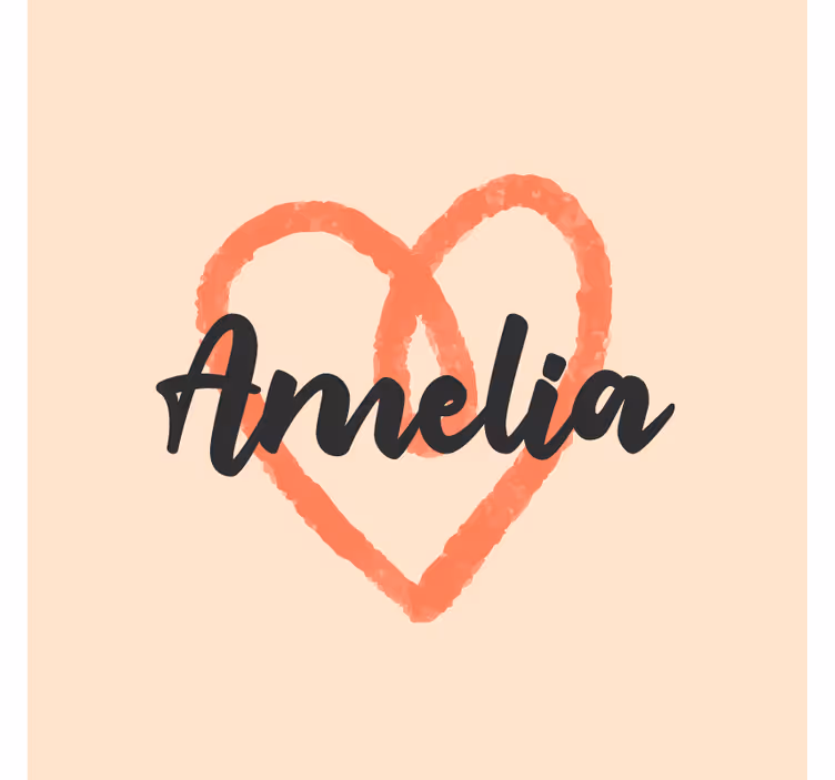 Personalizable coasters heart shape customization - TenStickers