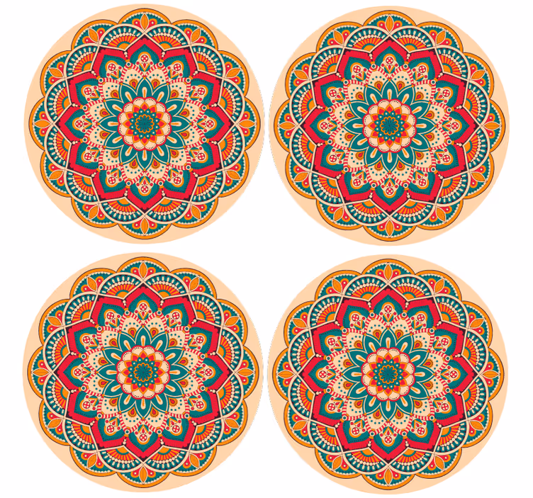 Mandala designs  more coasters - TenStickers