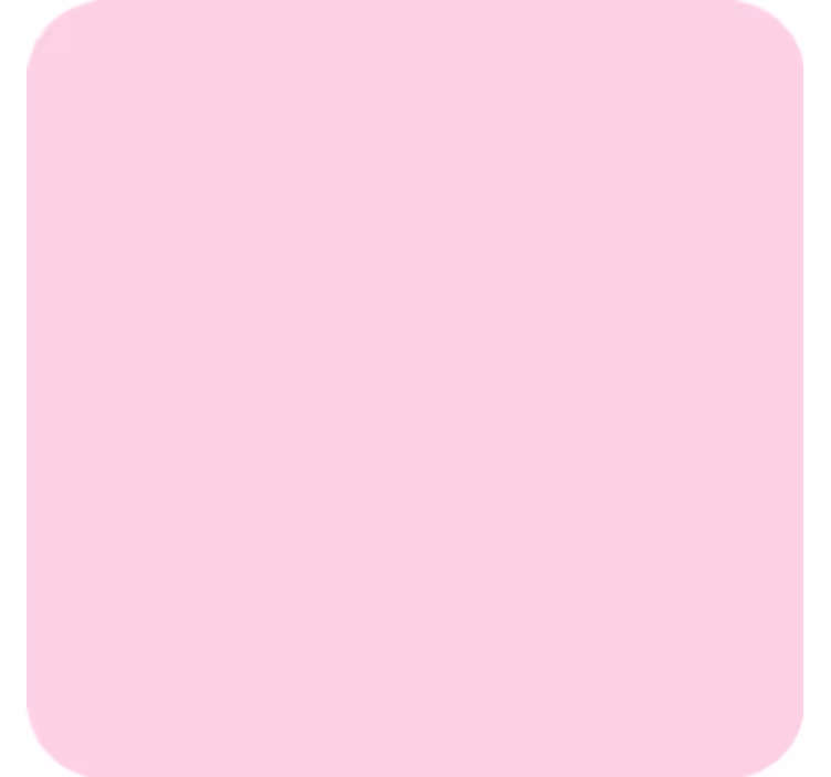 Pink modern vinyl drink coaster - TenStickers