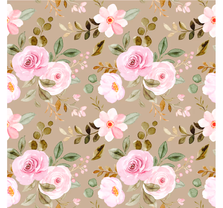 Botanical print motif coasters - TenStickers