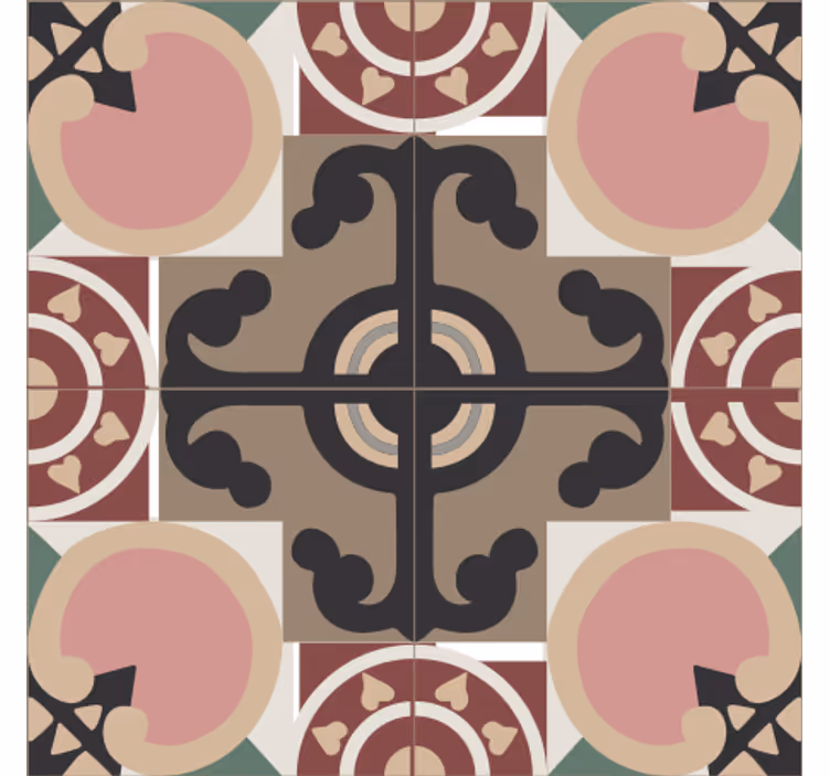 Toledo tiles tile coasters - TenStickers