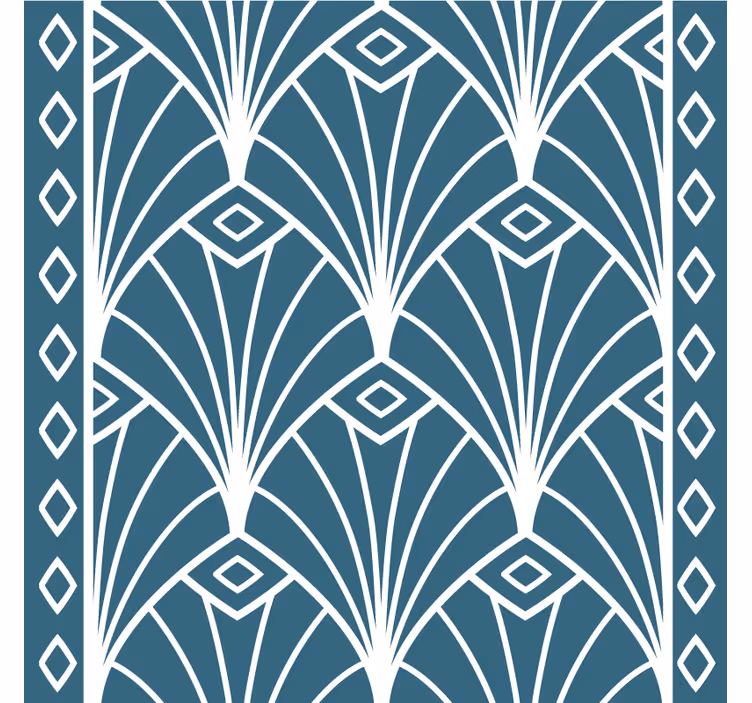 Geometric patterned motif coasters - TenStickers