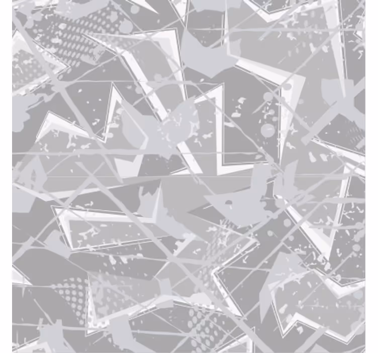 Gray 80's fine graphics vintage coaster - TenStickers