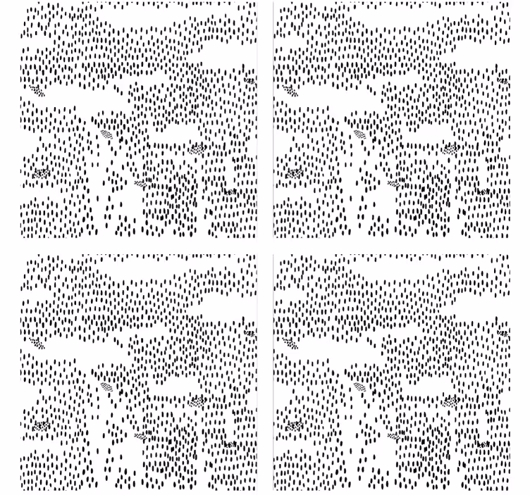 Coasters abstract black pattern - TenStickers