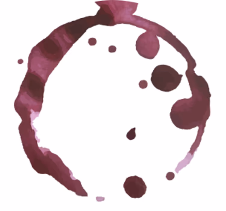 Wine stains texture coasters - TenStickers