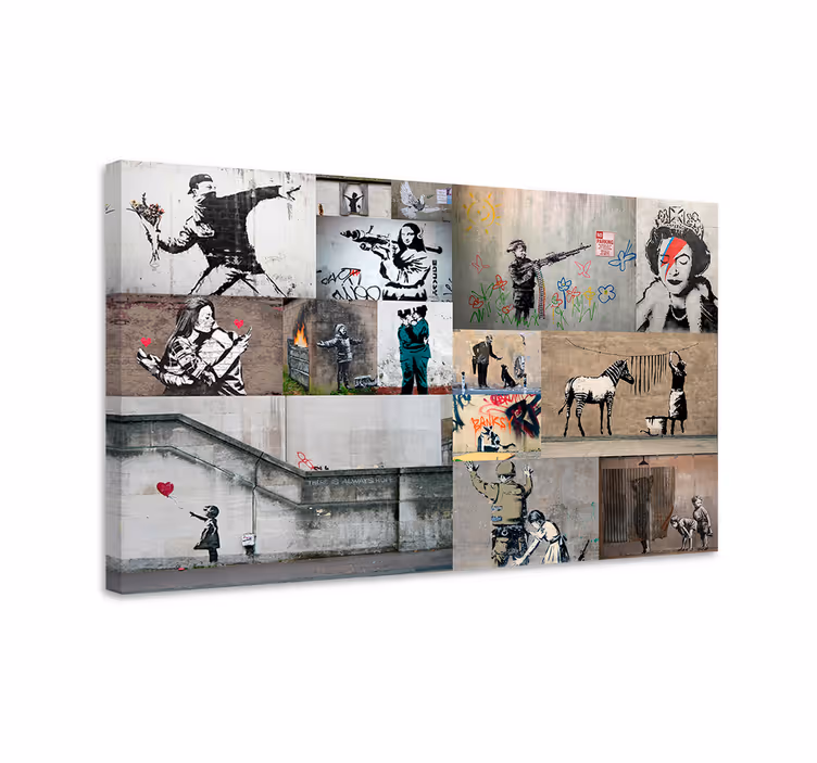 multiple collage canvas art - TenStickers