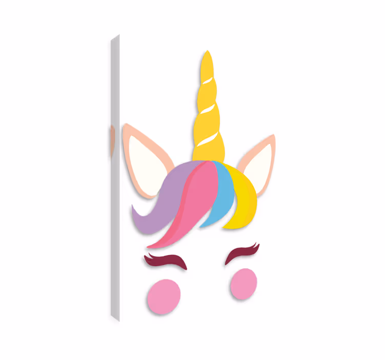 Unicorn pictures framed set unicorn (iphone) - TenStickers