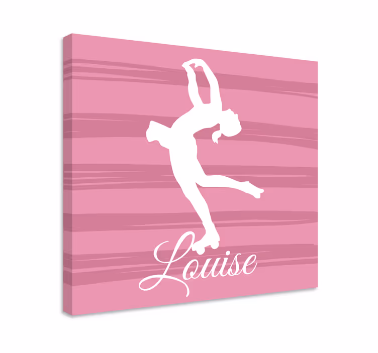 Ballet Dancer Silhouette dance canvas art - TenStickers