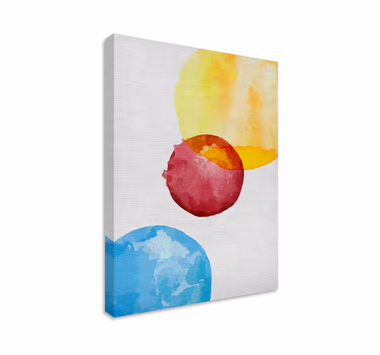 Vibrant Abstract Orbs abstract wall art  1 - TenStickers