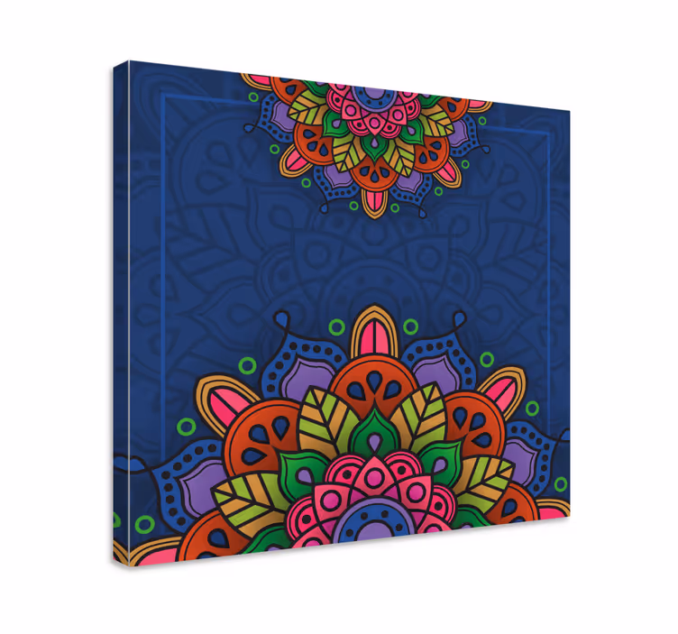 Mandala canvas with intricate mandala design - TenStickers