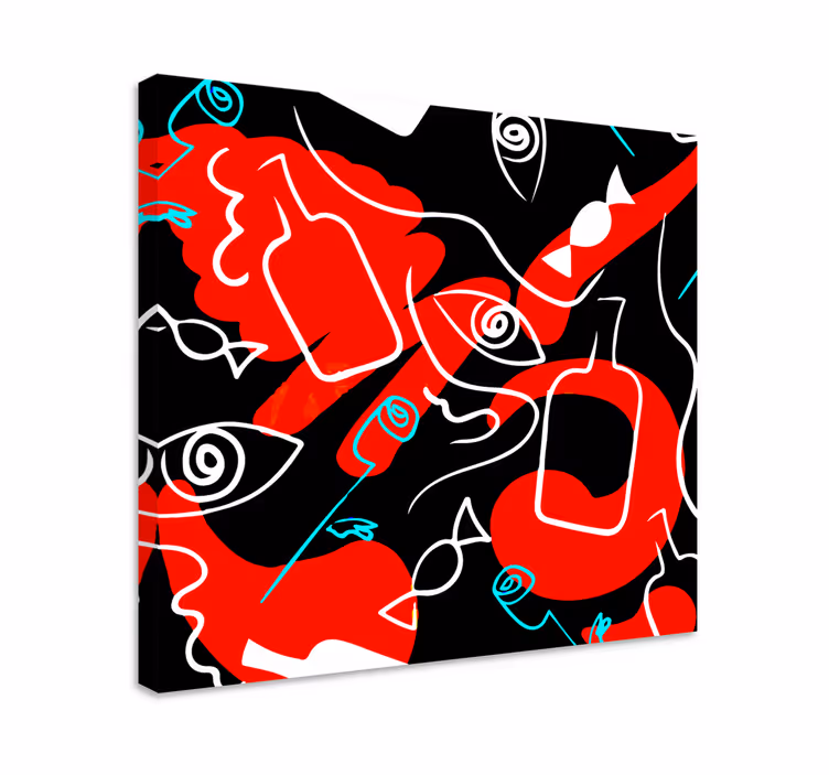 Modern Abstract canvas art prints - TenStickers