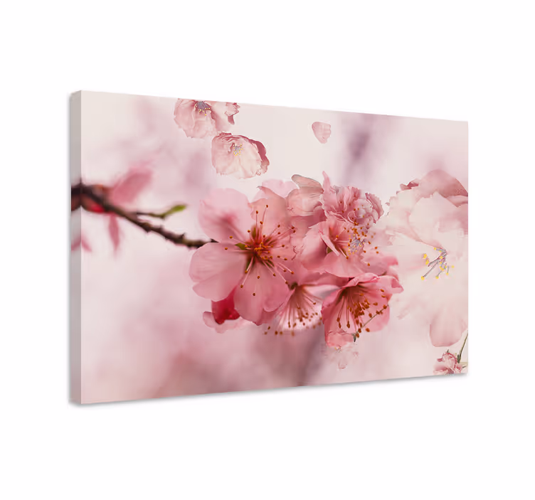 Bath flowers Bathroom canvas art - TenStickers