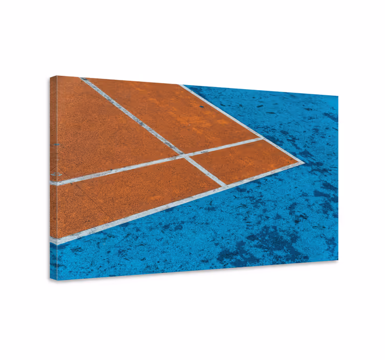 Close up tennis court home canvas prints - TenStickers
