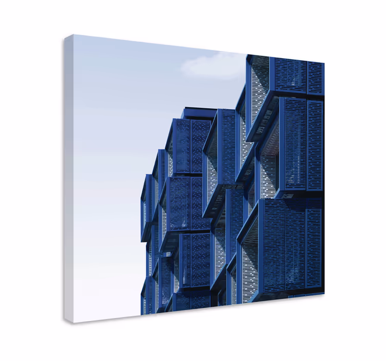 Modern canvas art futuristic architectural design - TenStickers