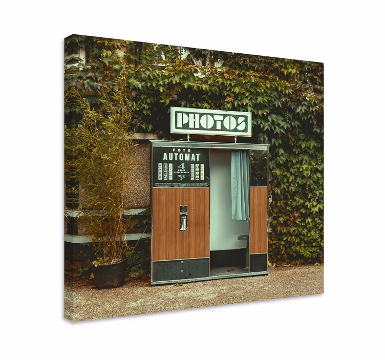 Videgoames canvas vintage photo booth - TenStickers