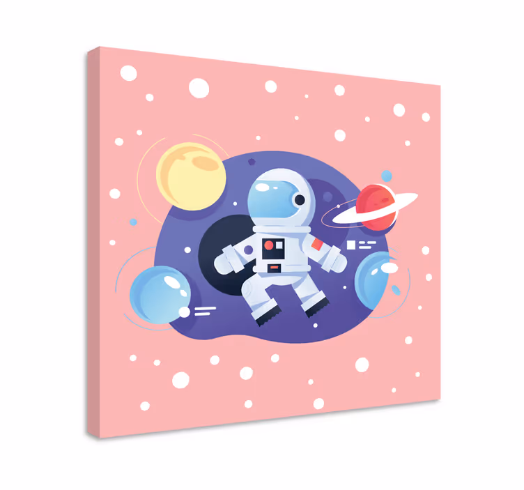 SPACE ADVENTURE EXPLORER Videgoames canvas - TenStickers
