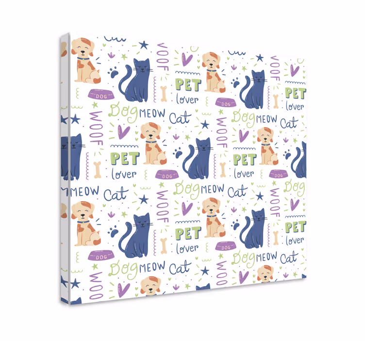 Dog wall art pet lovers series - TenStickers