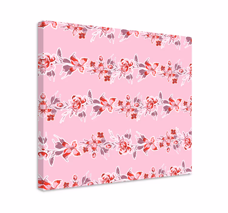 Flowers canvas botanical design art - TenStickers