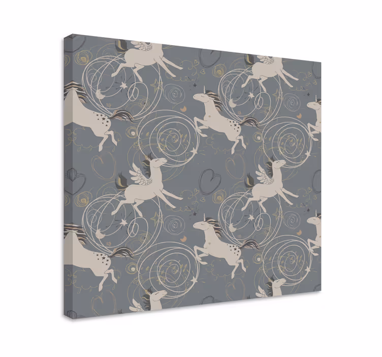 Unicorn pictures framed enchanting winged beings - TenStickers