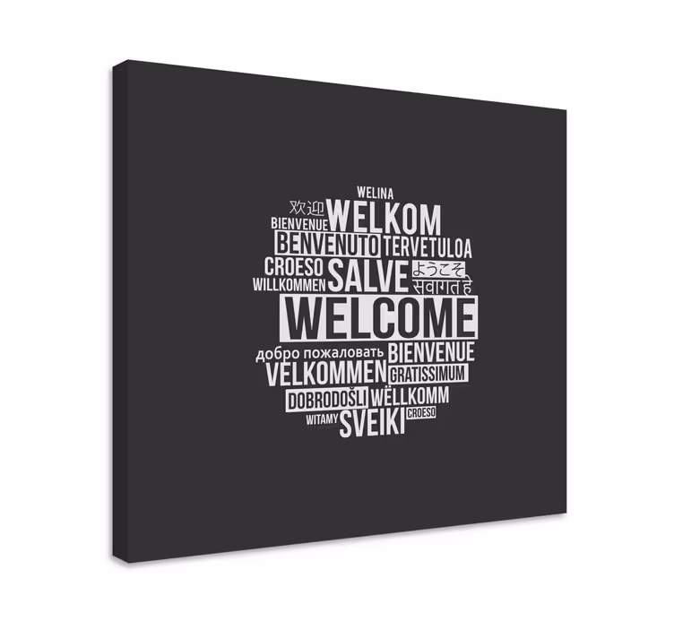Inspire your space quote canvas - TenStickers