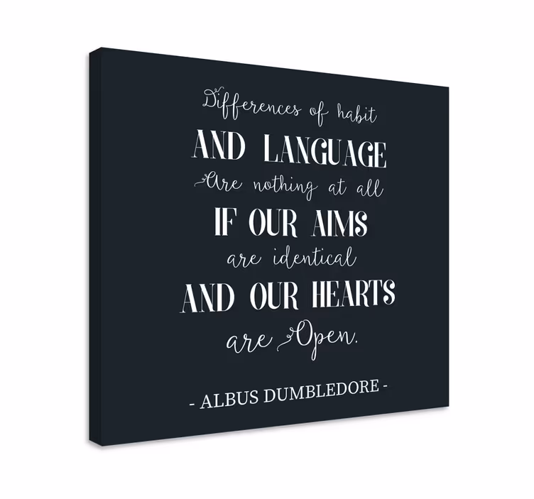 Quote canvas inspirational quote art display - TenStickers