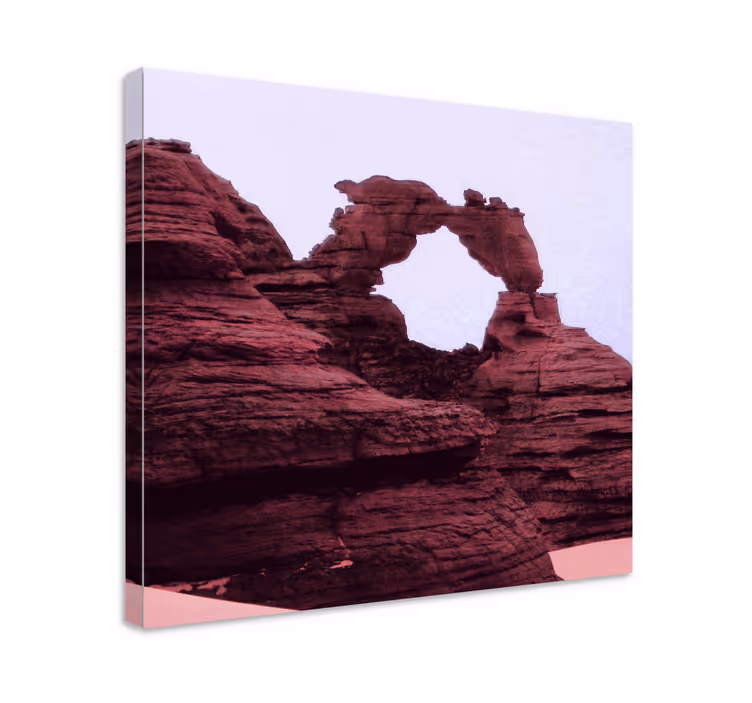 Landscape canvas natural rock arch print - TenStickers