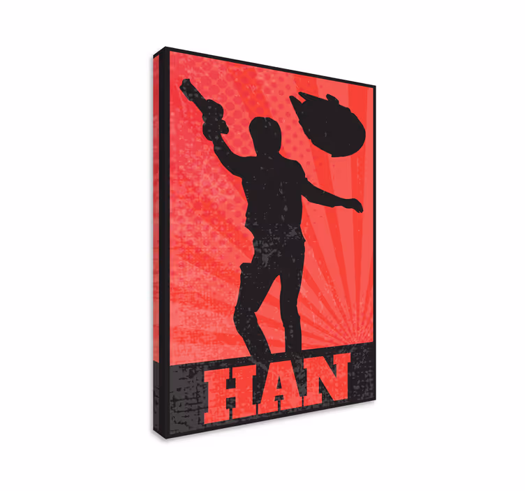 Design movie character character canvas prints - TenStickers