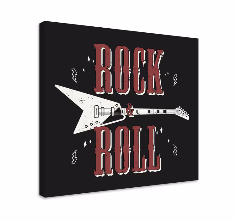 Music canvas art electric guitar feelings - TenStickers