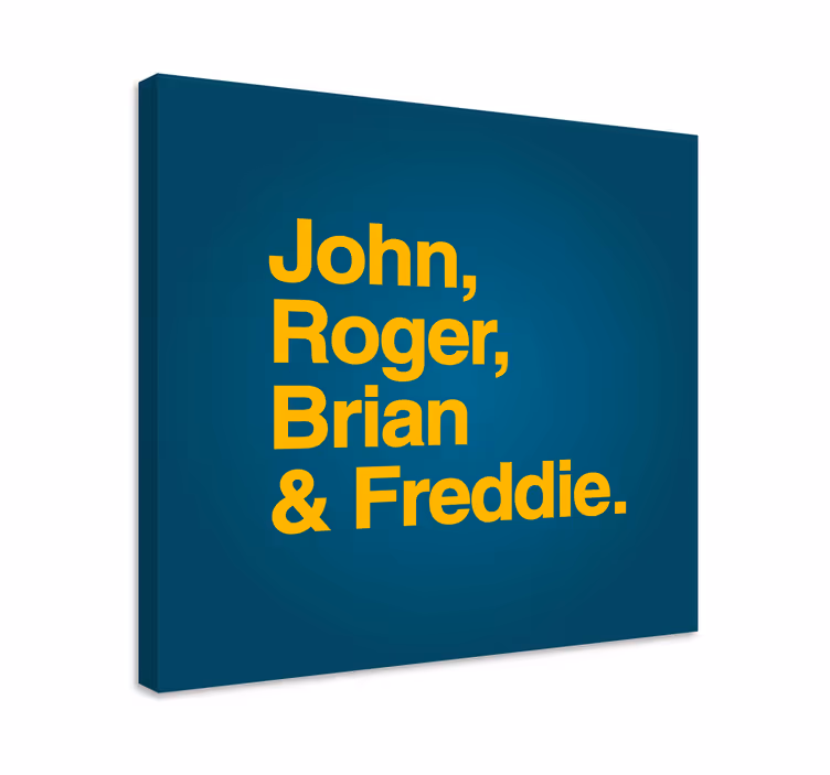 Abc canvas wall art custom name wall decor - TenStickers