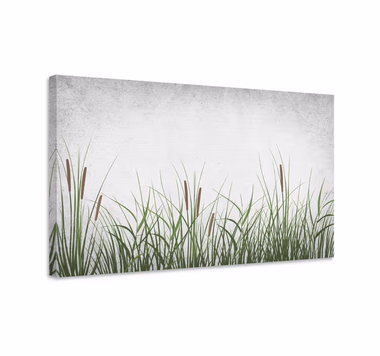 Scandinavian style water plants canvas prints - TenStickers