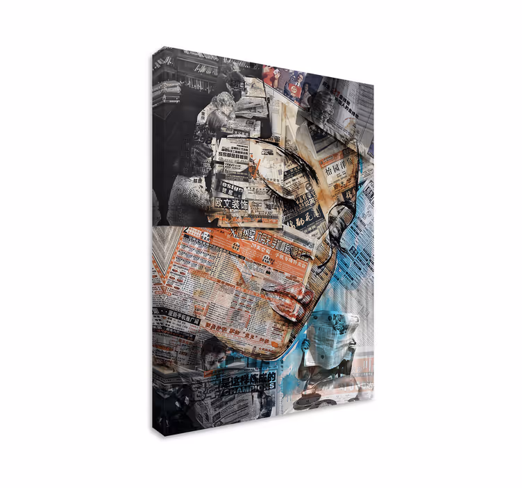 Fruit canvas wall art cultural expressions montage - TenStickers
