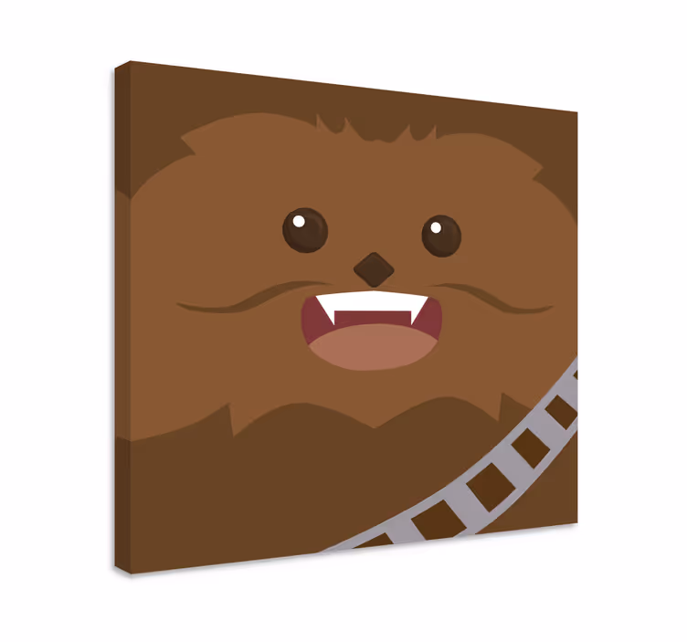 Chewie character canvas print - TenStickers