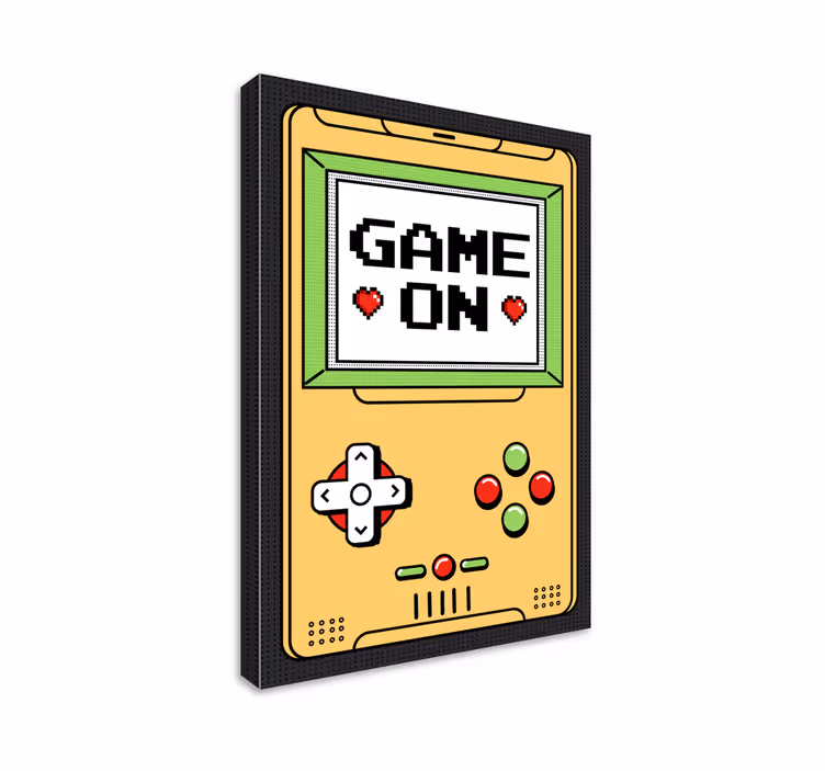 game on console Videgoames canvas - TenStickers